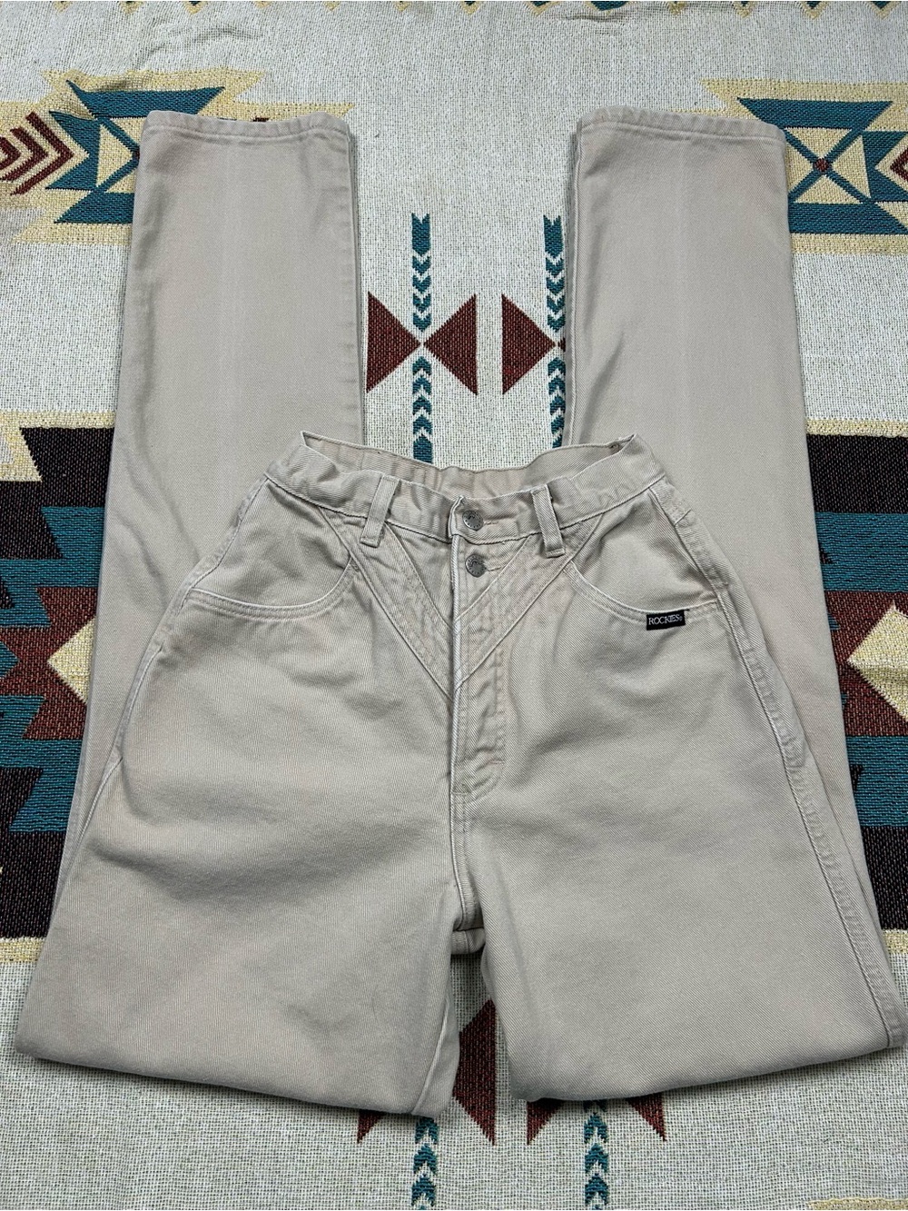 Rockies High-Rise Women's Jeans in Light Beige